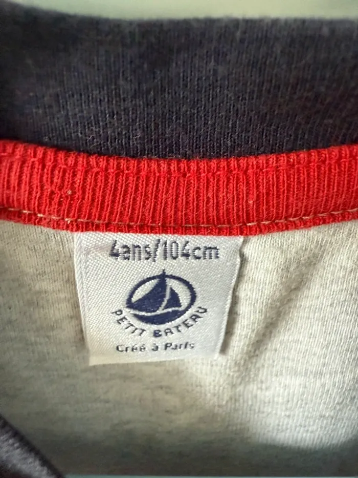 T-shirt petit bateau 4 ans - photo numéro 3