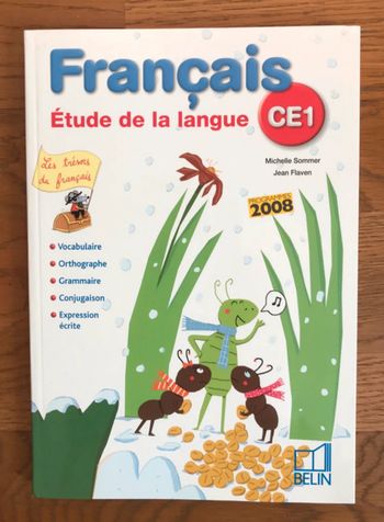 Français CE1 - Etude de la langue