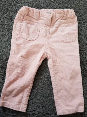 Pantalon velours rose, Tape à l oeil 1 an