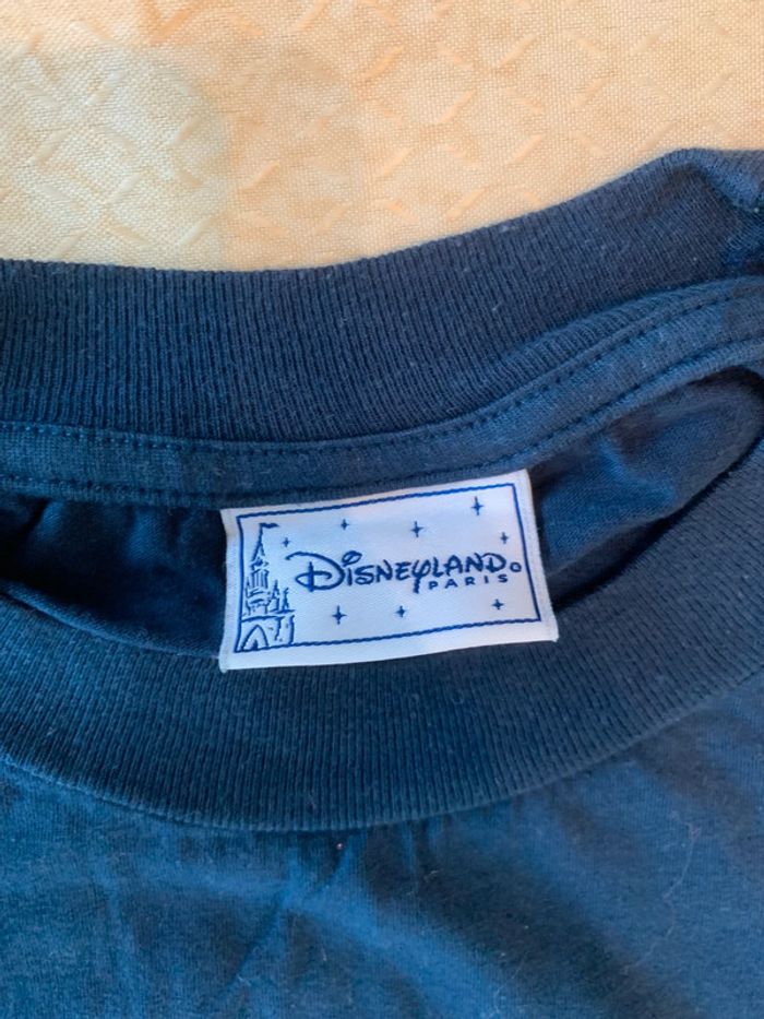 t-shirt bleu marine disneyland paris - photo numéro 3