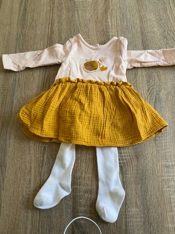 Robe et collant orchestra 6 mois