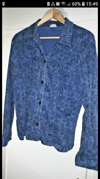 Veste toile imprimée