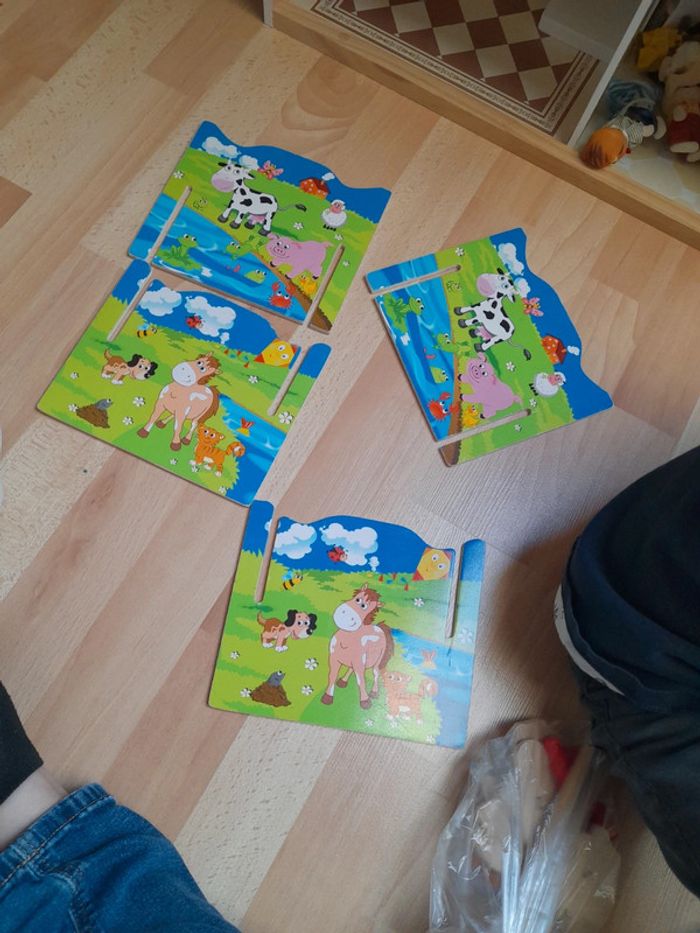 Peche a la ligne en bois aimanté - photo numéro 5