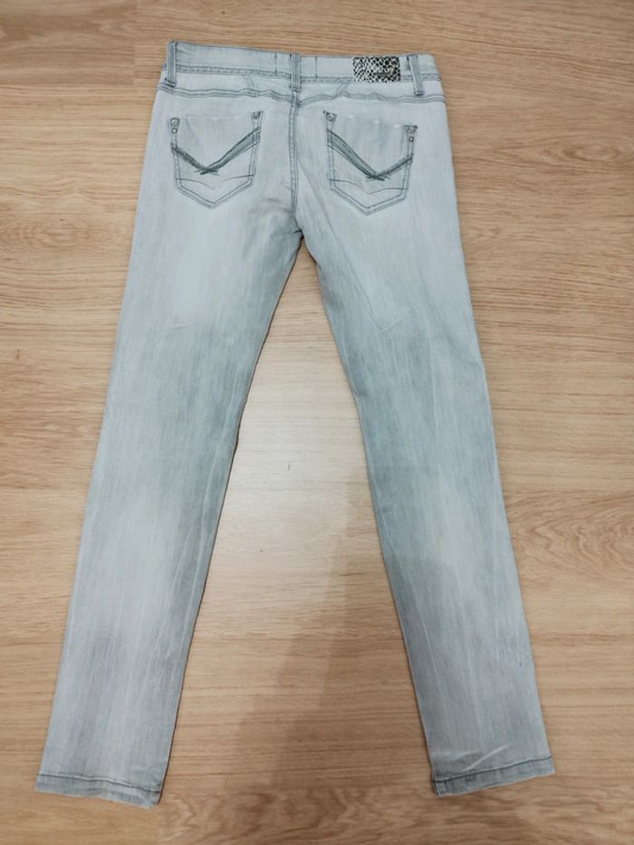 Jeans gris stradivarius - photo numéro 3