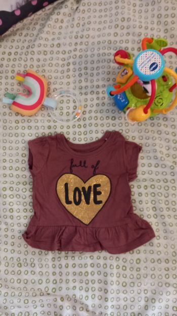 Tee-shirt manches courtes Primark 3 mois