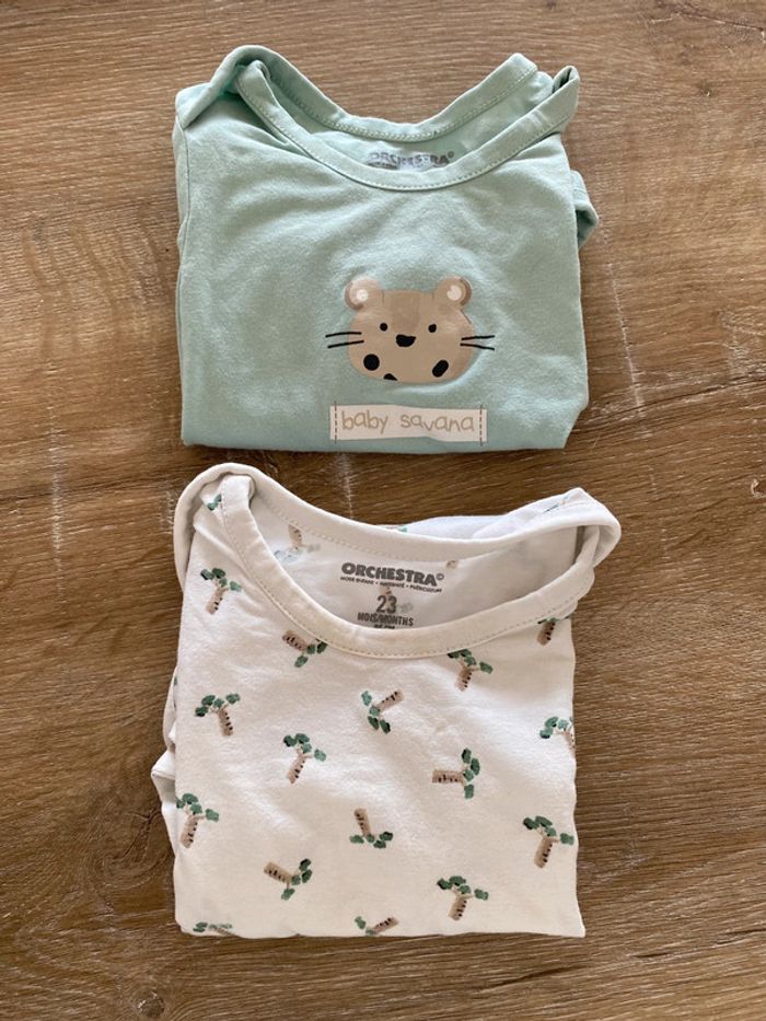 Lot de 2 bodys