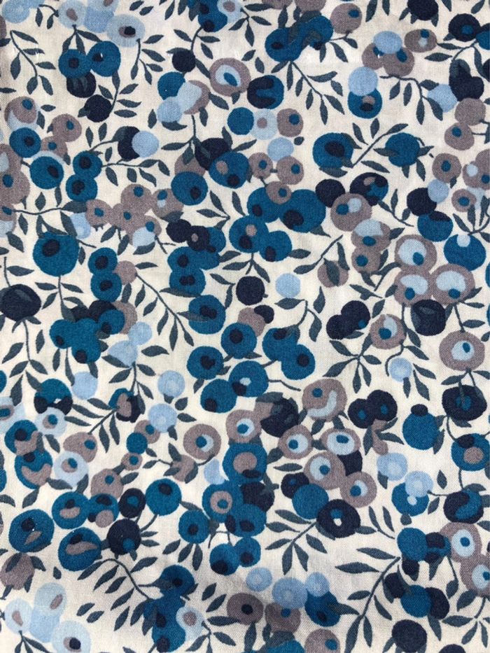 Blouse en Liberty Wiltshire bleu Jacadi T-3 ans - photo numéro 3