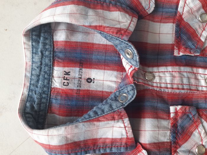 Chemise cfk 4 ans à carreaux - photo numéro 2