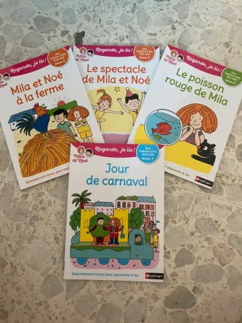 Livres Mila et Noé en TBE