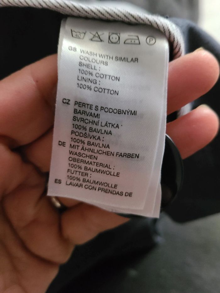 Veste H&M taille 46 bleu occasion - photo numéro 6