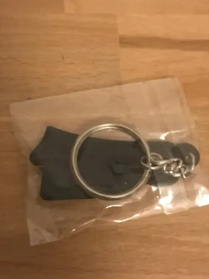 porte clé vert neuf toujours en sachet jamais utilisé - photo numéro 3