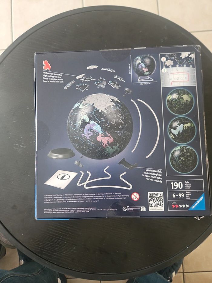 Ravensburger - Puzzle 3D Ball éducatif - Globe Phosphorescent 180 p  neuf - photo numéro 4