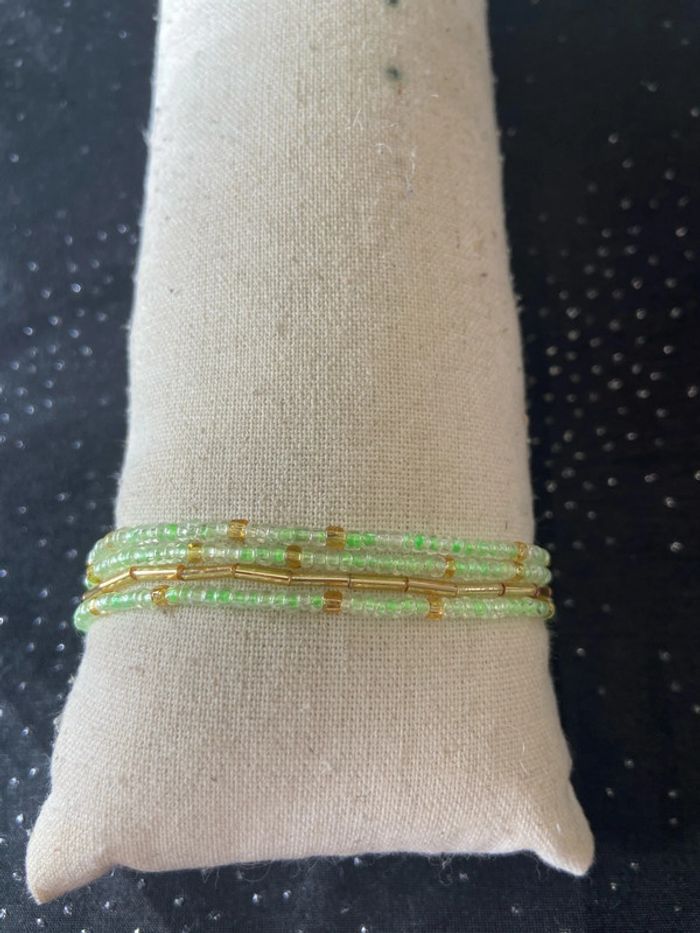 Bracelets verts pomme