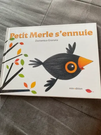 Livre petit merle s’ennuie