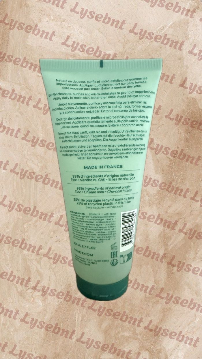Gelée Nettoyante Moussante Purifiante - Payot - photo numéro 5