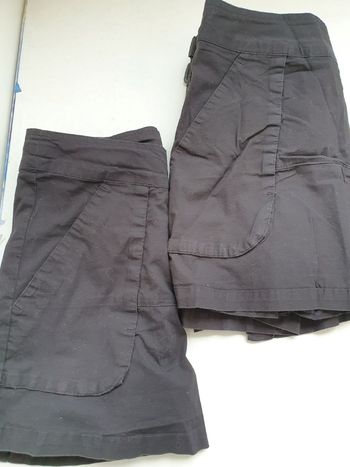 2 shorts jupe femme S