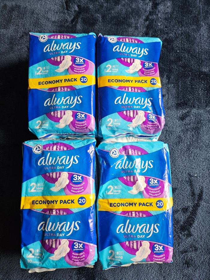 Lot de serviette hygiénique jetable