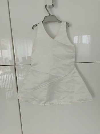 Robe cérémonie 24-36 mois blanc cassé 