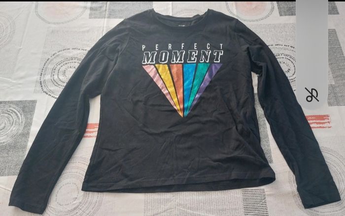 Tee-shirt manches longues Noir
