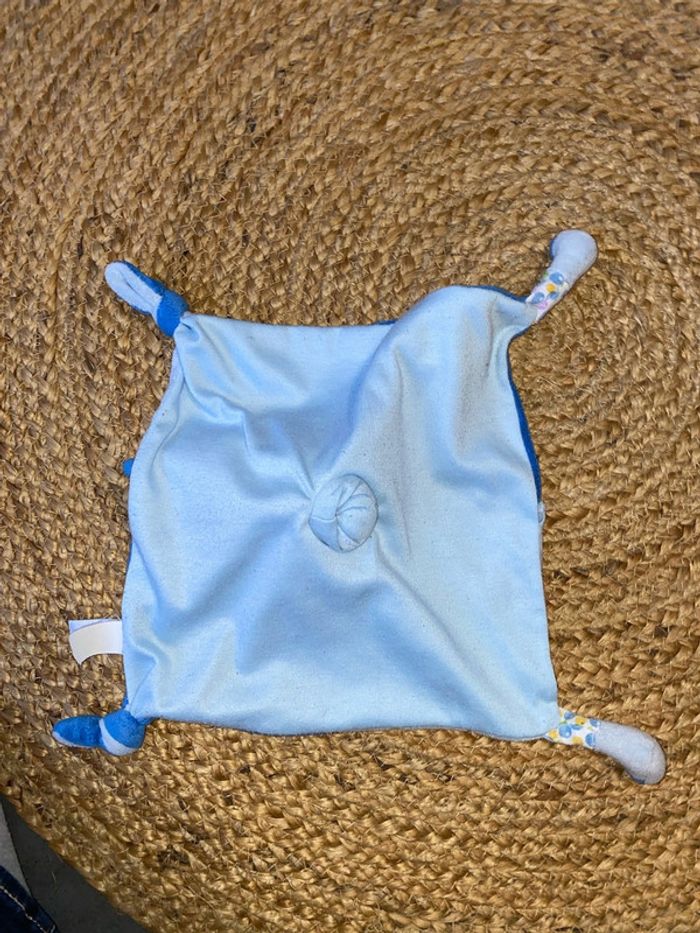 Doudou lapin bleu - photo numéro 3