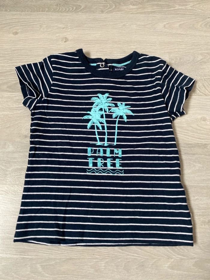 TEE shirt raye garçon 24 mois