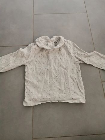 Tee-shirt manche longue kiabi 24 mois