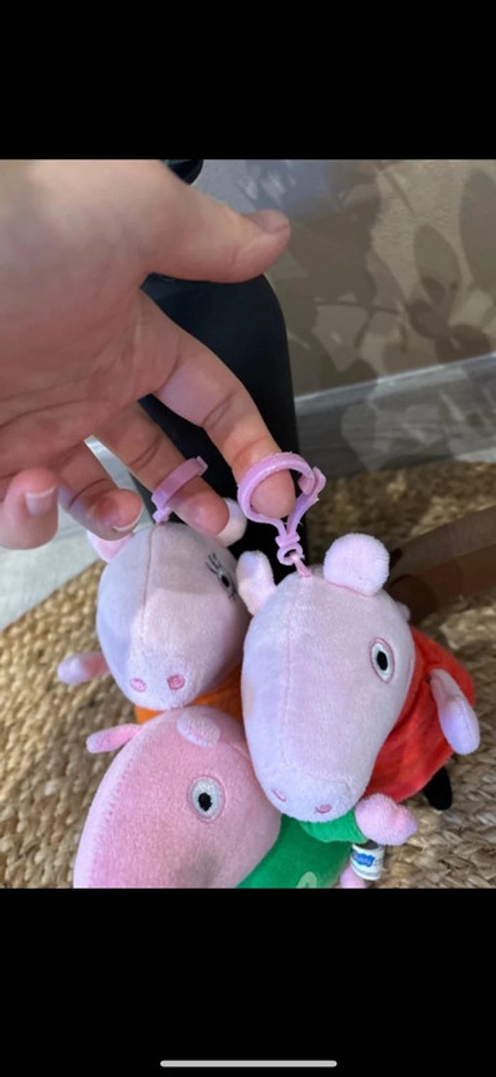 Lot peluche peppa pig - photo numéro 2