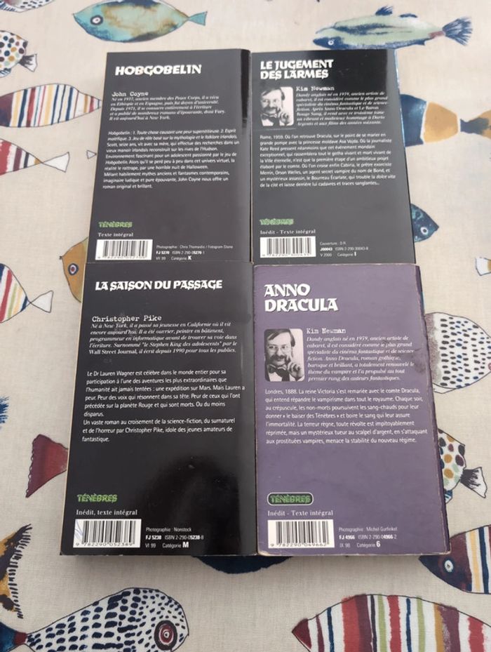 Lot livres "J'ai lu" collection ténèbres - photo numéro 2