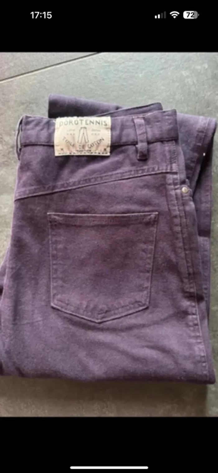 Pantalon coton souple dorotennis t 3 - photo numéro 6