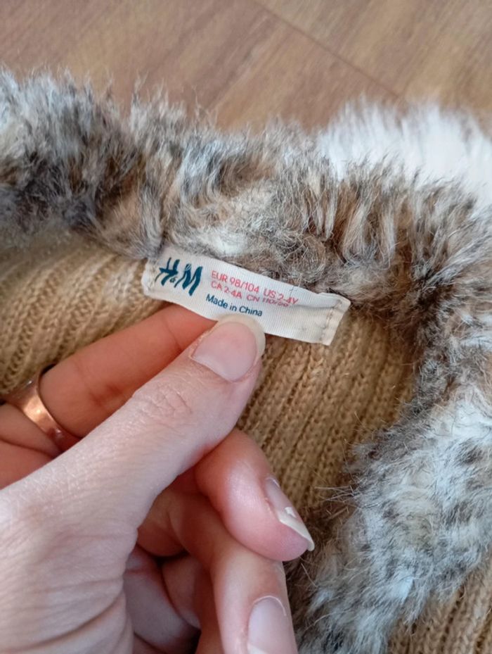 Gros Lot fille 💗 5 pièces  rentrée 2/4 ans h&m lupilu - photo numéro 5