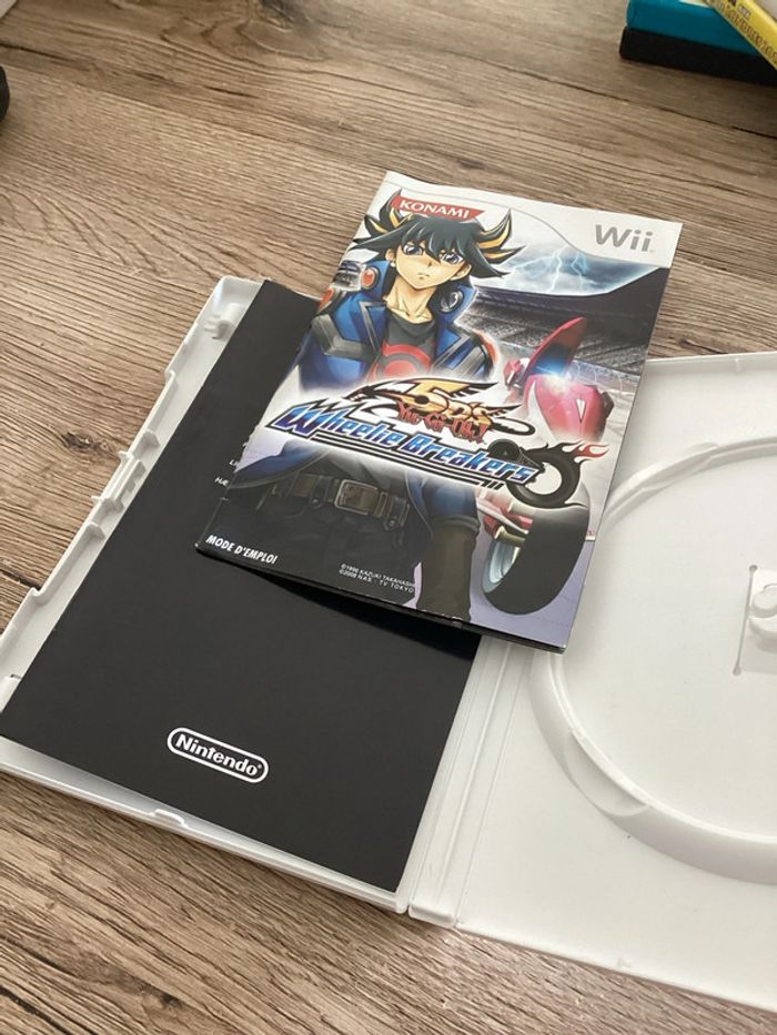 boîte Nintendo wii avec notice yu gi oh 50’s wheelie breakers Nintendo wii vendu sans le jeu - photo numéro 3