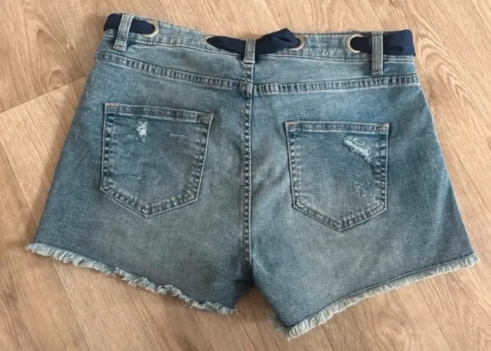 Etam mini short en jean, femme, taille 38 - photo numéro 5