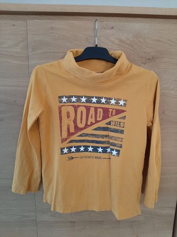 Sous pull jaune garçon