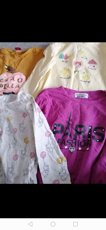 Lot de t shirt manches longues