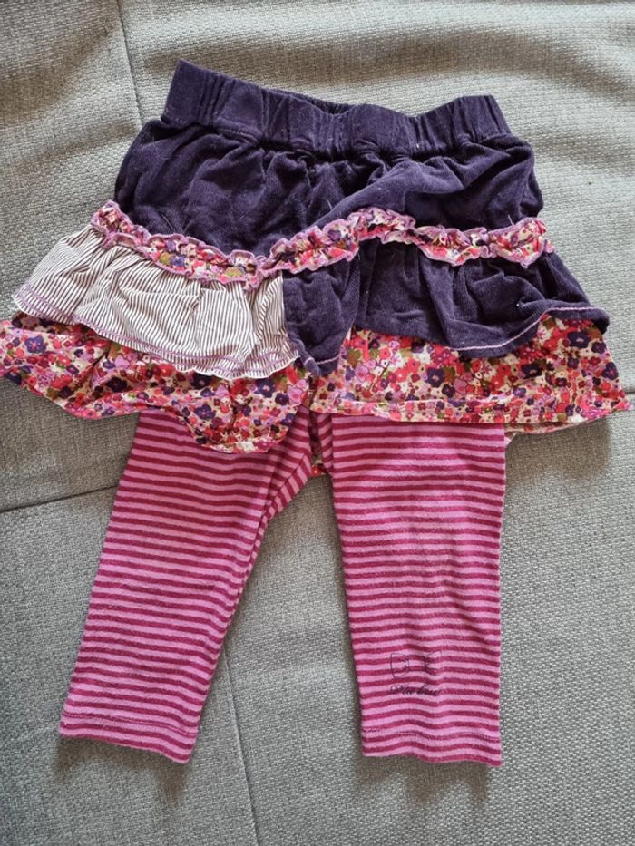 Jupe et legging intégré