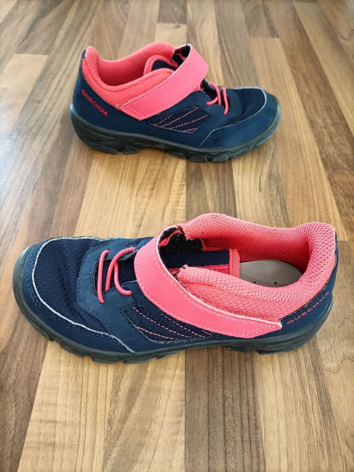 Chaussures de randonnée bleu et rose Quechua 31 - photo numéro 5