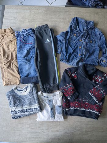 Lot vêtements garçon bébé 
