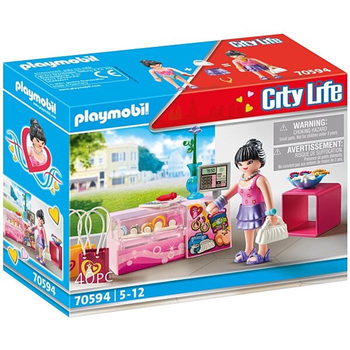 PLAYMOBIL City Life 70594 Figurine et accessoires de mode
