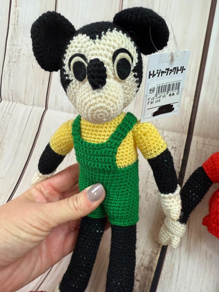 Peluches Disney Vintage import Japon Mickey & Minnie - photo numéro 2