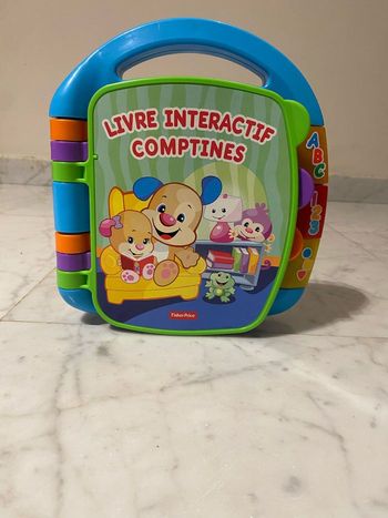 Fisher Price livre interactif de comptines