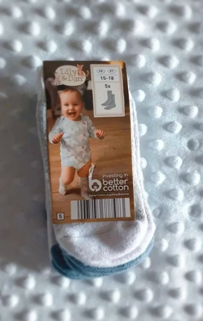 Lot de 5 paires de chaussettes 15 - 18