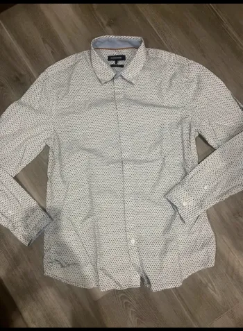Chemise slim à motif Taille L Bonobo