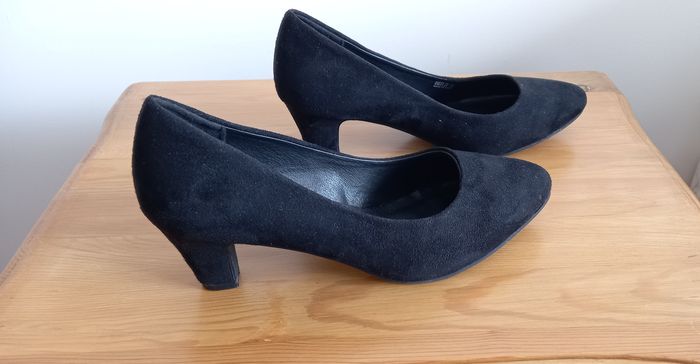 Chaussure cuir velours noir - photo numéro 3