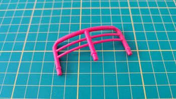 Barrière rouge 3 30512152 pièce détachée Playmobil 5433 Famille avec piscine et plongeoir #B55