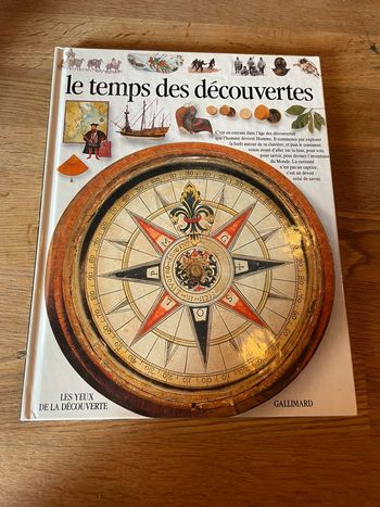 Livre Les yeux de la découverte Gallimard Le temps des découvertes