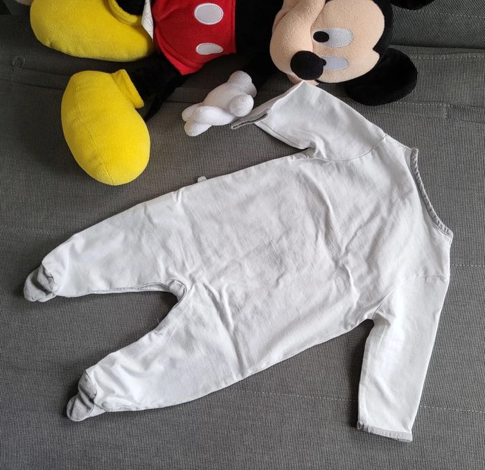 Pyjama blanc mixte , 3 mois - photo numéro 2