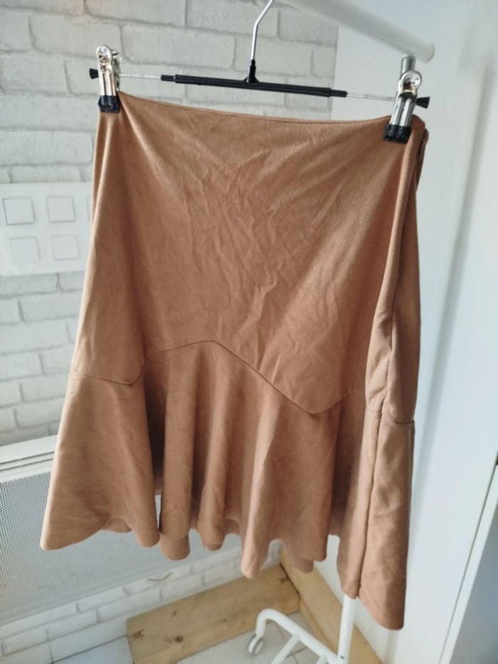 Jupe effet daim taille 36