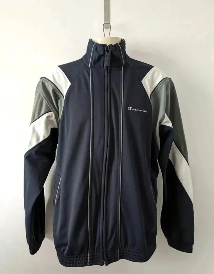 Veste vintage Champion - logo brodé - taille XL - photo numéro 1