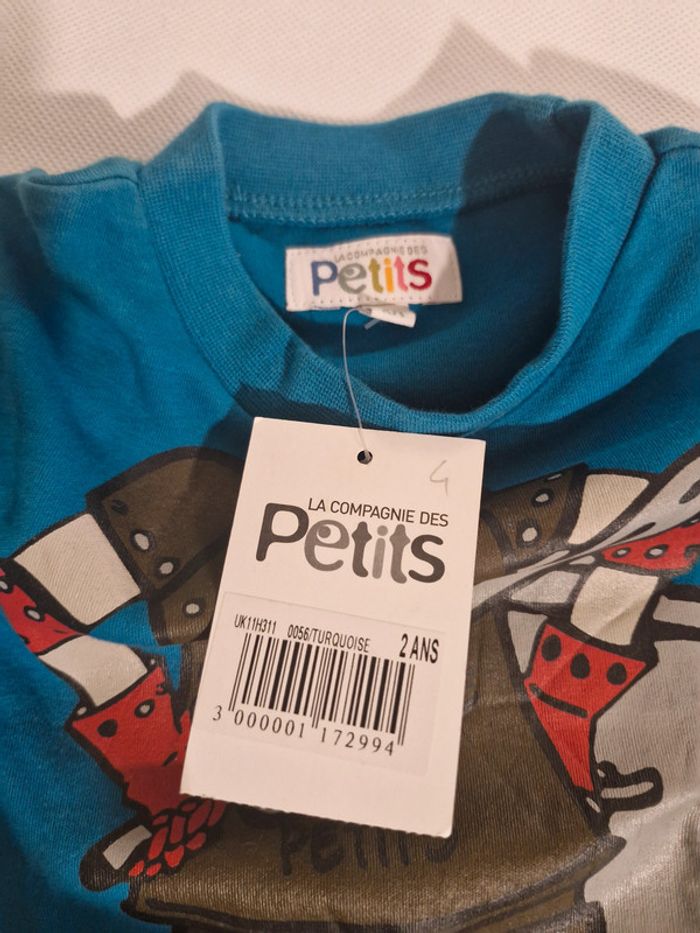 T-shirt manches longues motif chevalier 2 ans La Compagnie des Petits - photo numéro 3