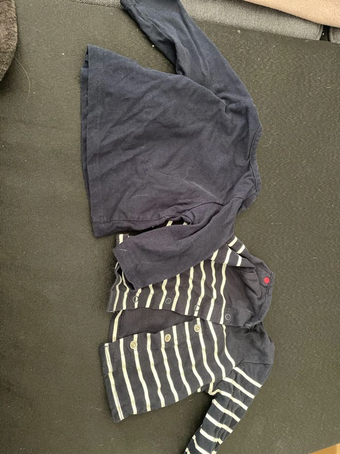 2 tee shirt longues manche - photo numéro 3